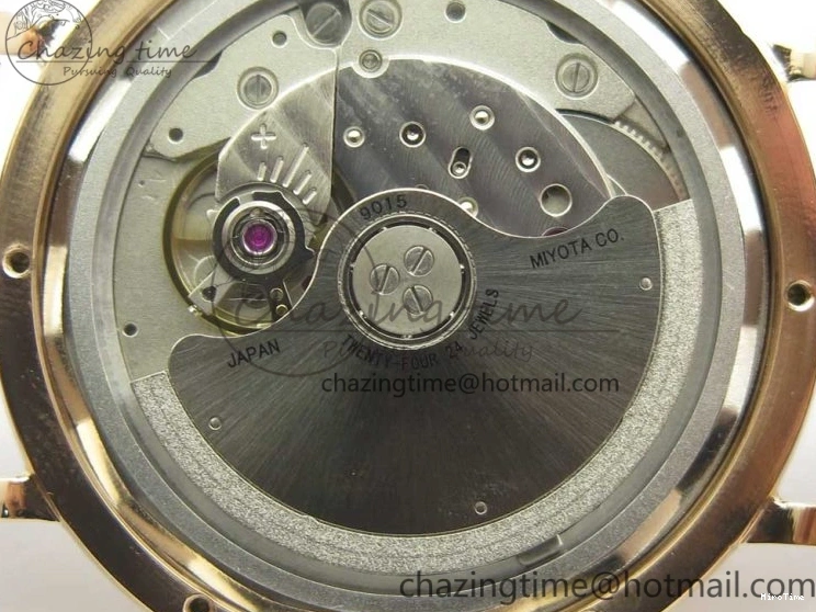 MIROTIME 0428 SportInspired Portofino IW458101 RG MK 1:1 Best Edition Gray Dial On Brown Leather Strap MIYOTA 7165